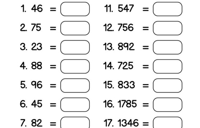 GED practice test worksheet with rounding problems