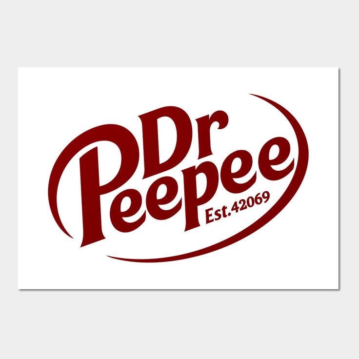 Red Dr Pepee logo on white background