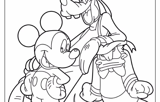 disney world coloring page