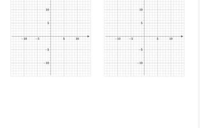 Graph piecewise functions worksheet with two blank grids