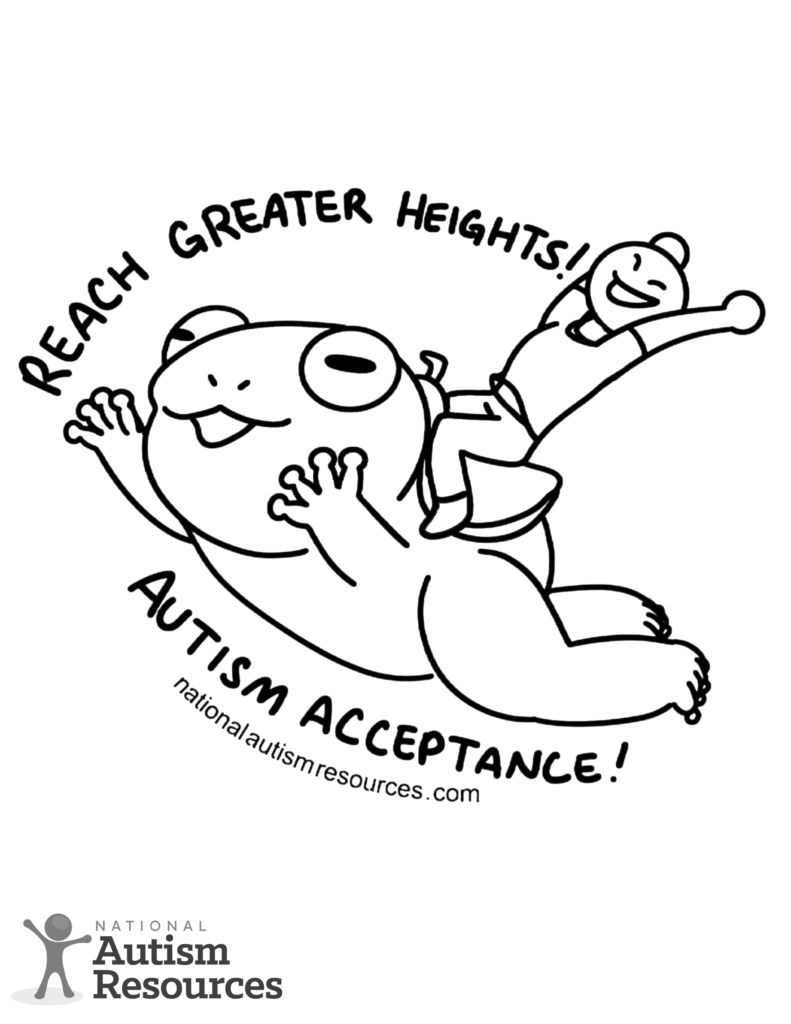 Cartoon sloth reaching upward with child on back