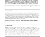 Worksheet page titled Main Idea with paragraphs and answer boxes.