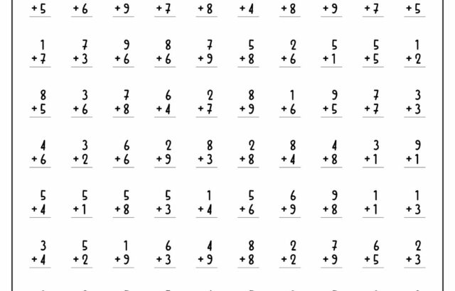 Second grade adding with regrouping math worksheet page