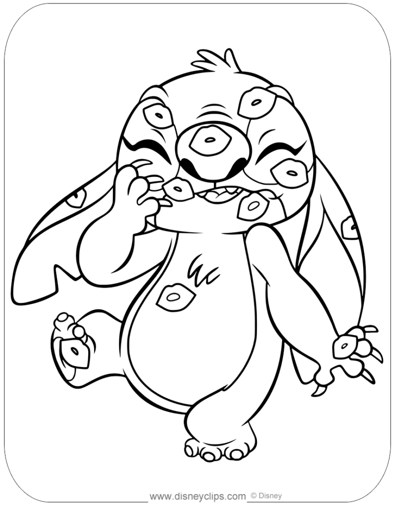 Black-and-white cartoon dog with flowers on its body